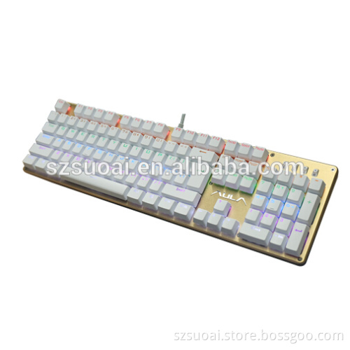 Gaming mechanical keyboard with RGB backlight